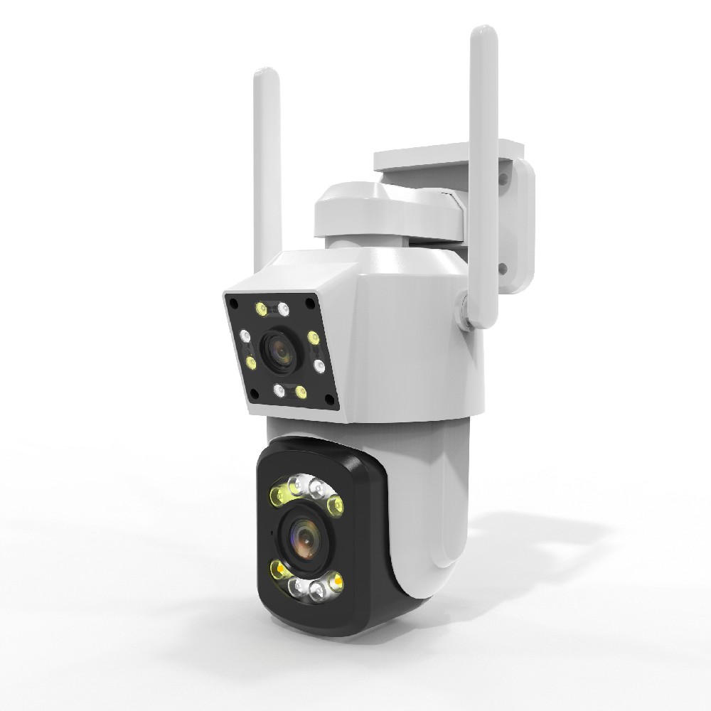 DL09 Dual Lens Outdoor Security PTZ Camera Dual 3MP Camera