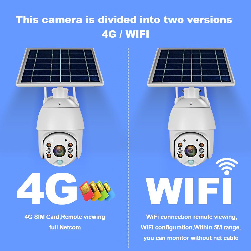 S10 Solar Wireless Outdoor PTZ Camera 4G/WIFI Optional