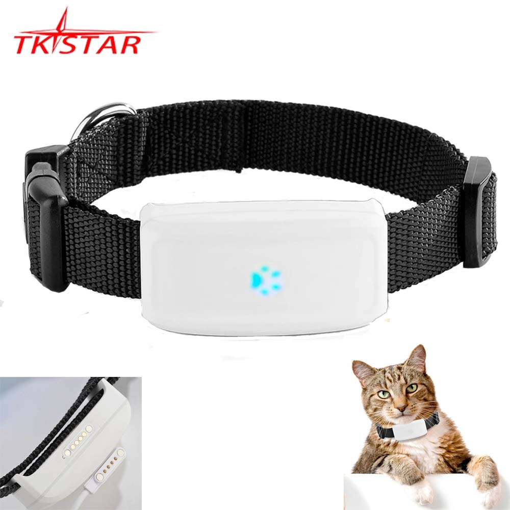 TK909 TK911 Pets GPS Tracker TKSTAR Waterproof Cat Dog Collar Free APP