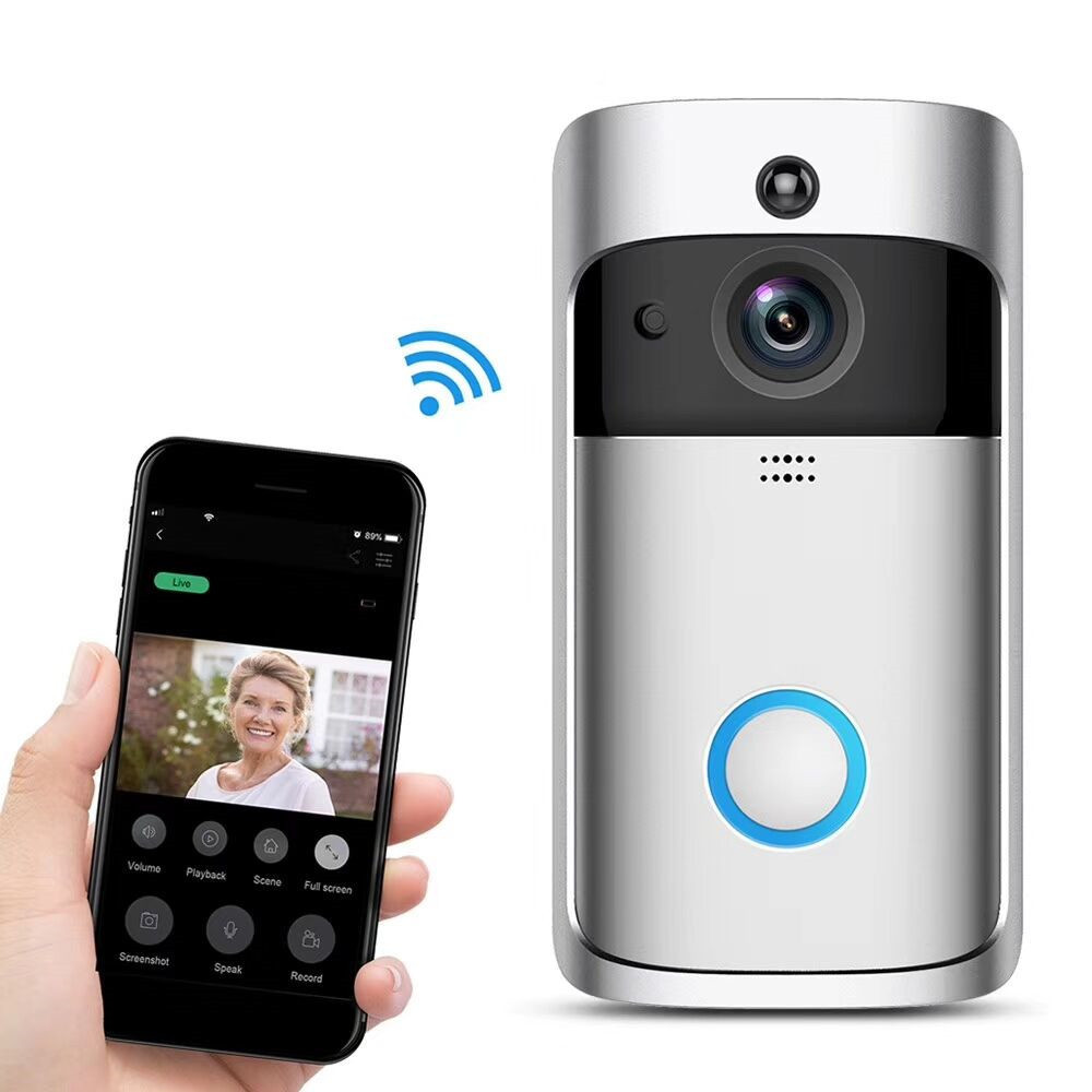 V5 Ring Video Doorbell 1080P Camera Wireless HD Camera For Apartments