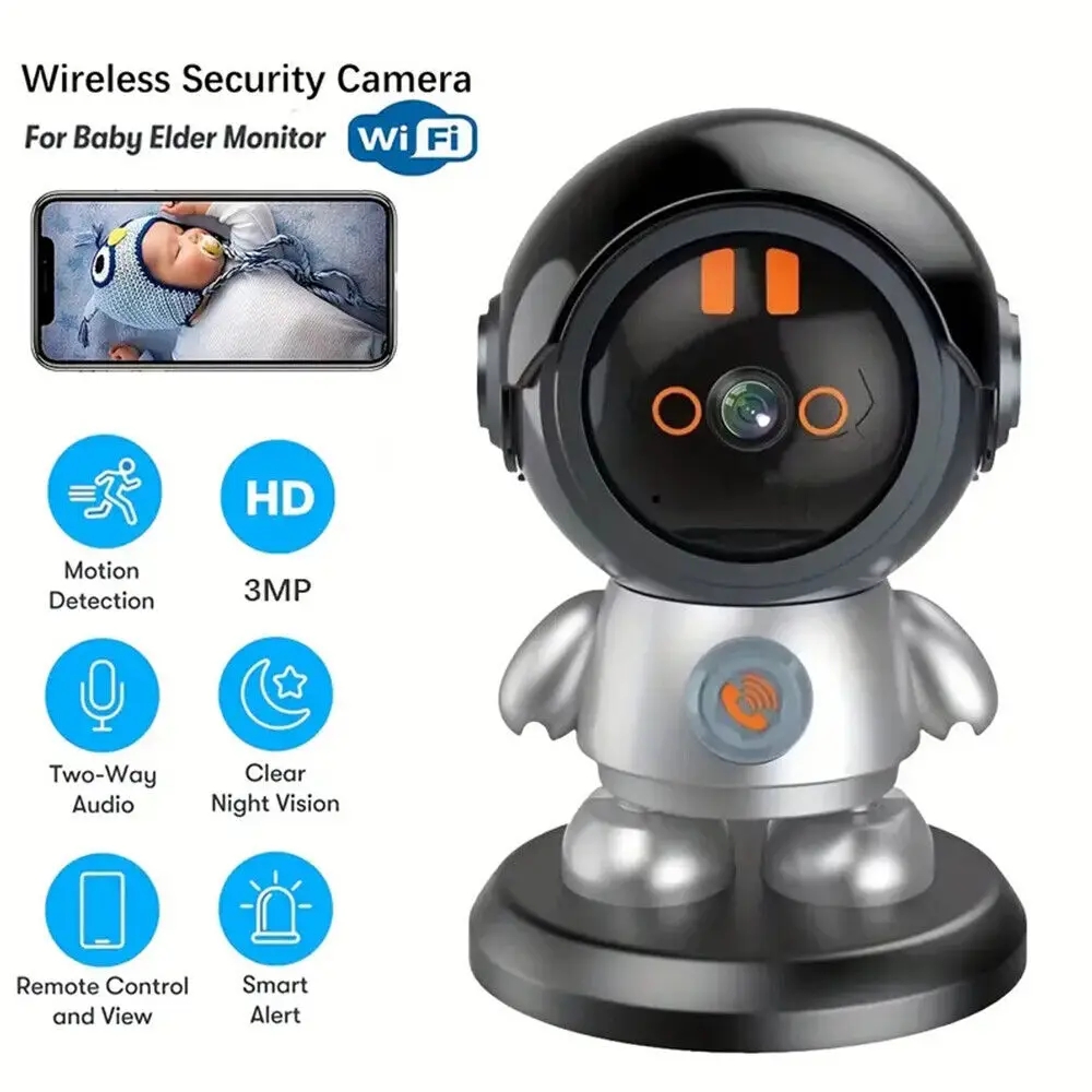 A5  Auto Tracking 3MP Robot IP Camera WiFi Security Indoor Baby Monitor